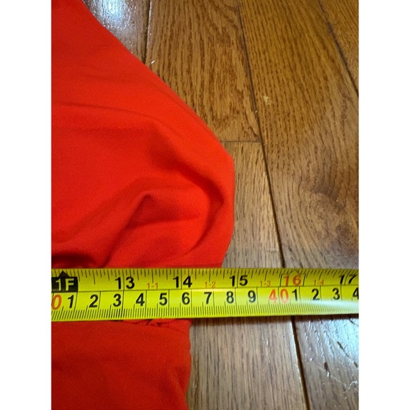 New Calia Cutout Halter One Piece Swimsuit Fresh Red Lycra Sport Size 10 $88 - Picture 9 of 12